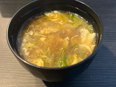 鶏ガラキャベツスープ